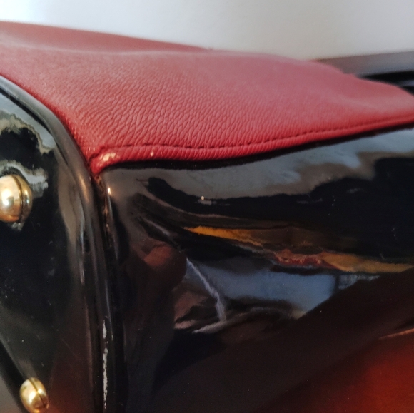 Anne Klein Two Tone Purse Handbag Tote - Picture 11 of 16